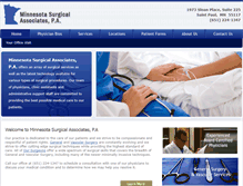 Tablet Screenshot of mnsurgical.net